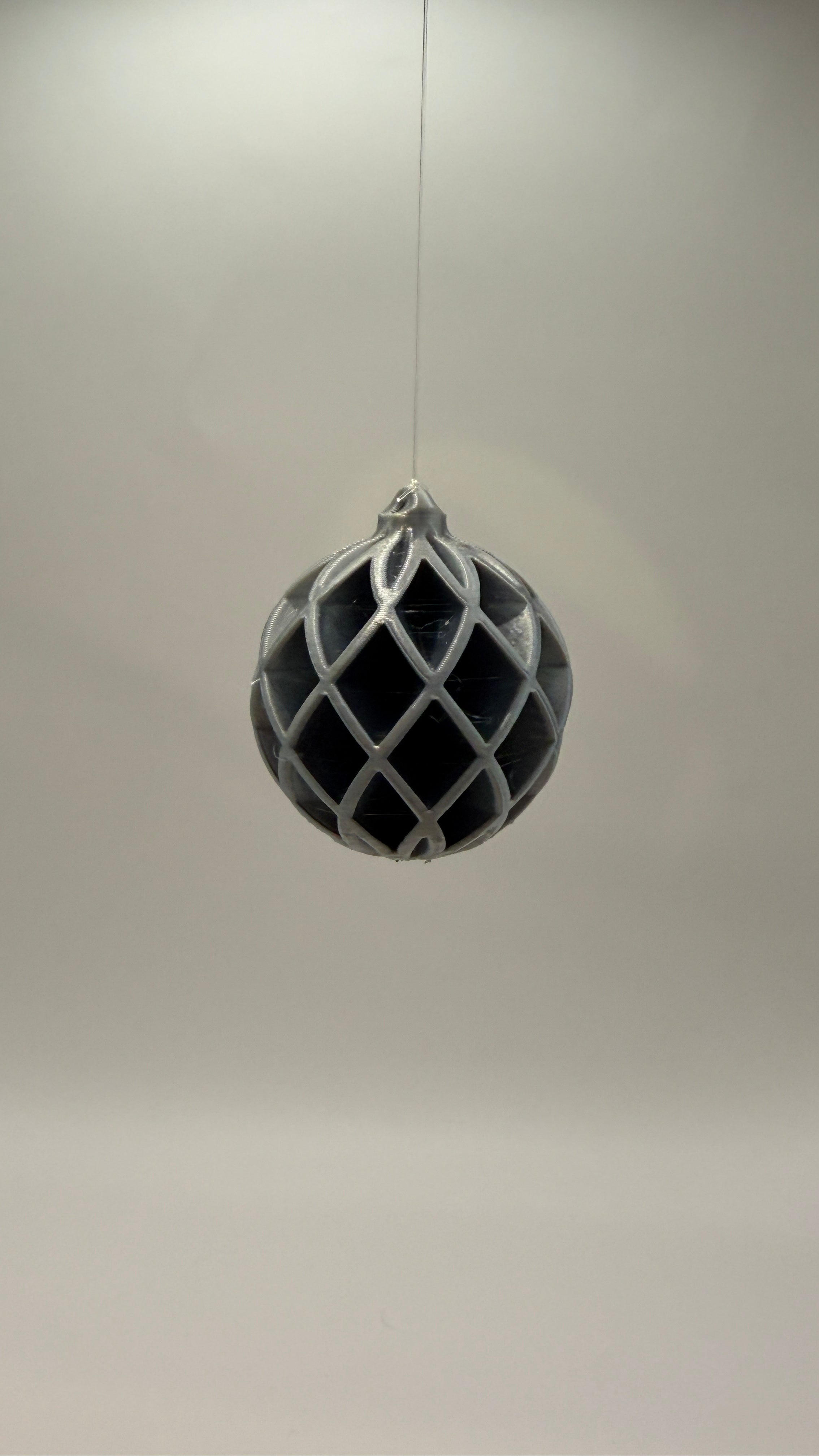 Modern Ribbed Christmas baubles