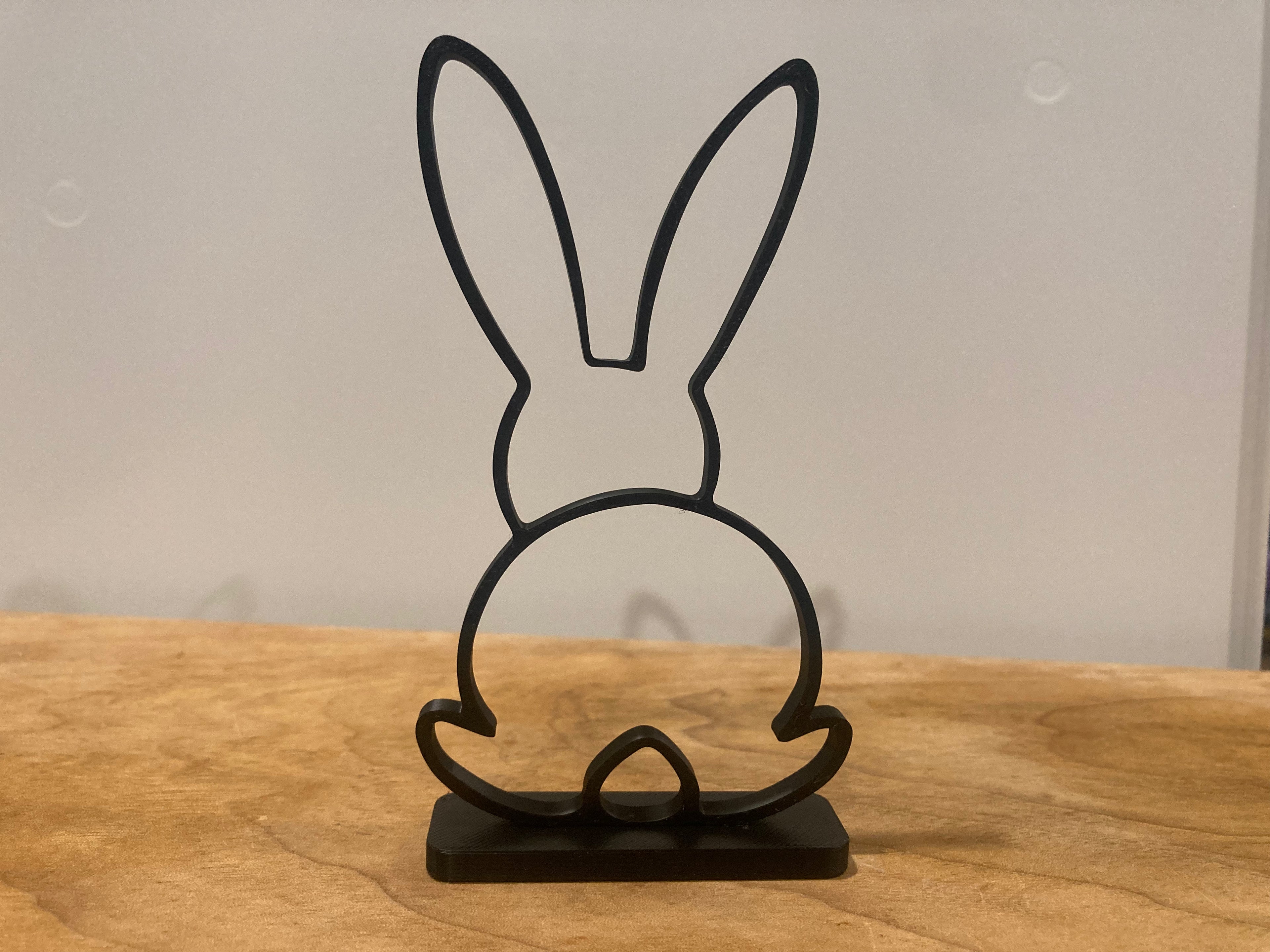 Modern Bunny Sculpture