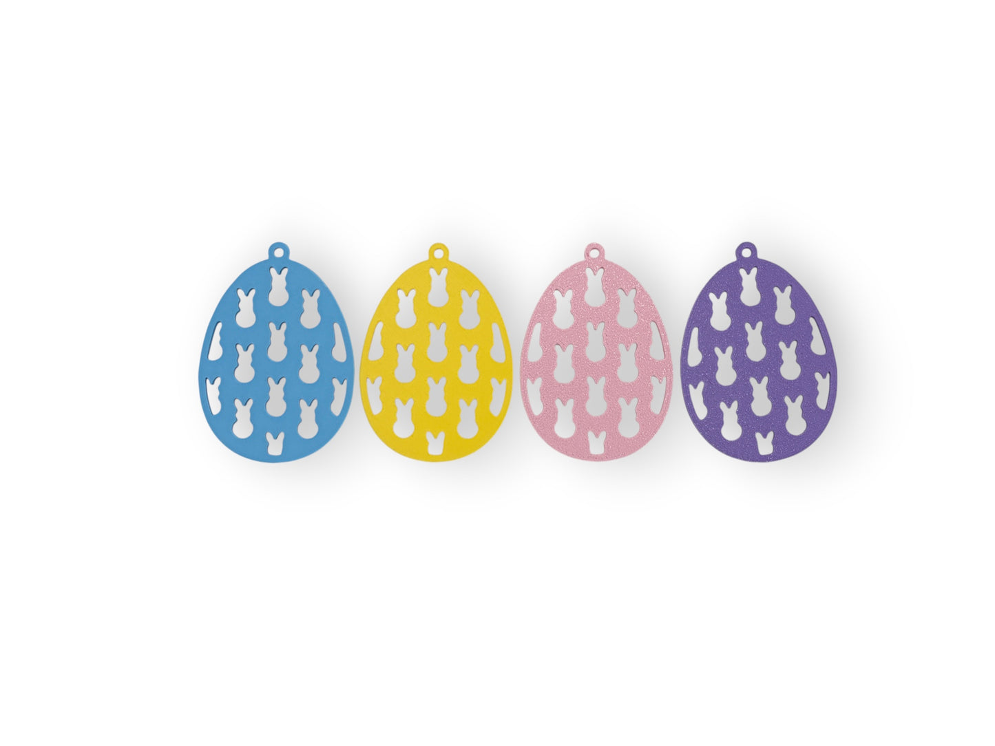 Easter Bunny & Egg Hanging Decor Set – Pack of 16