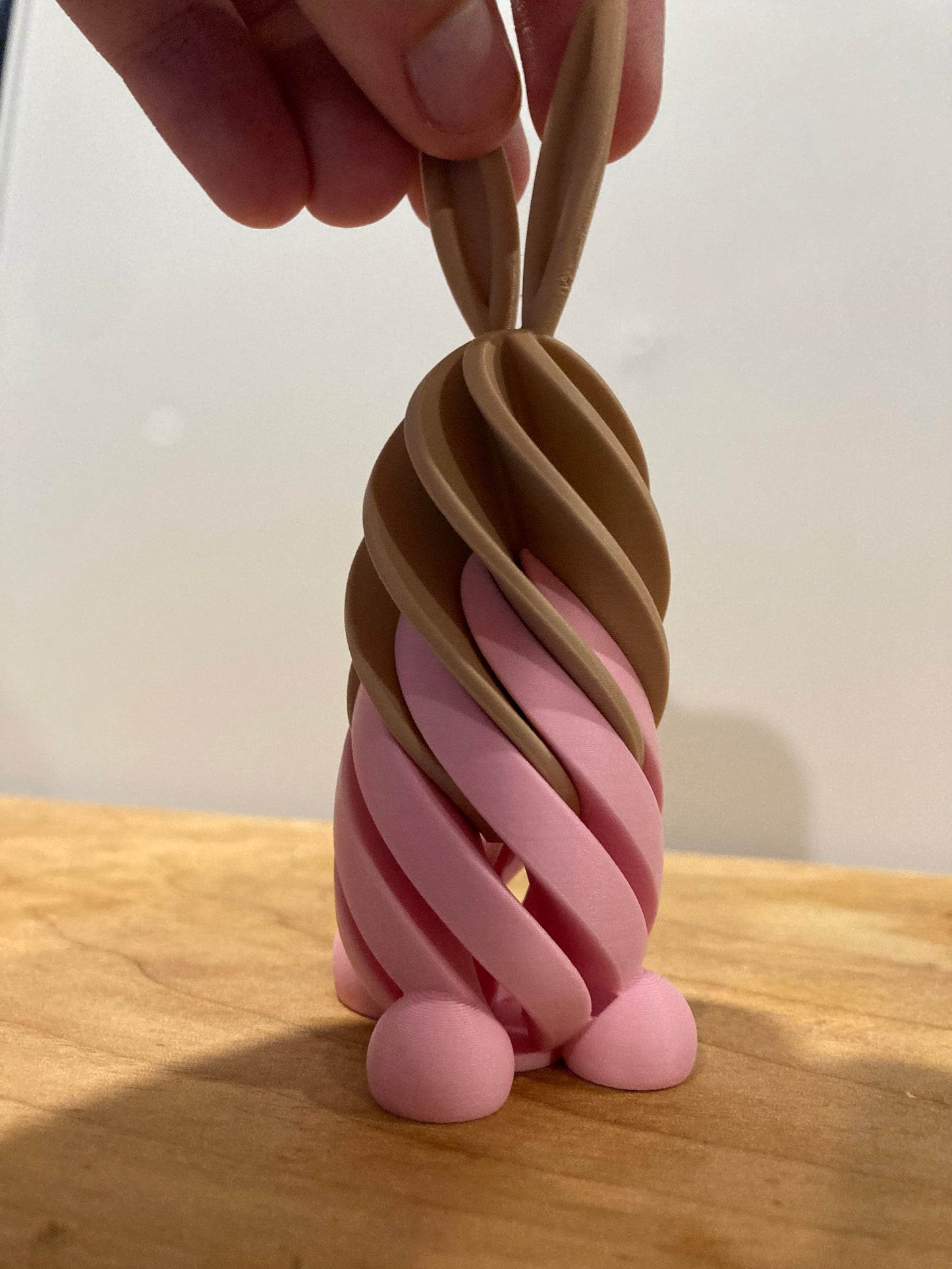 Cute Spiral Easter Egg With Ears