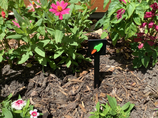 Humorous "Rocket" Garden Sign