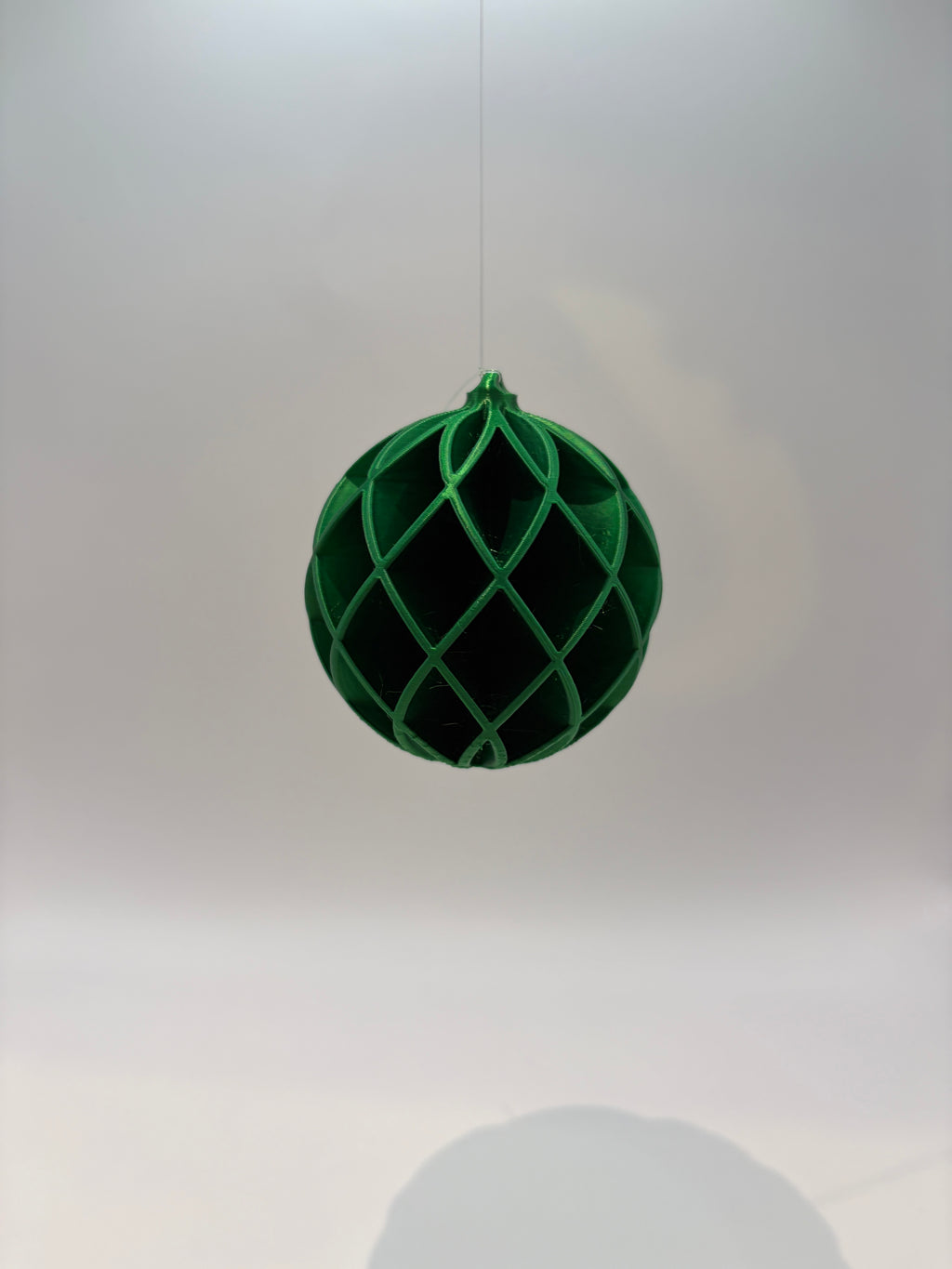 Modern Ribbed Christmas baubles