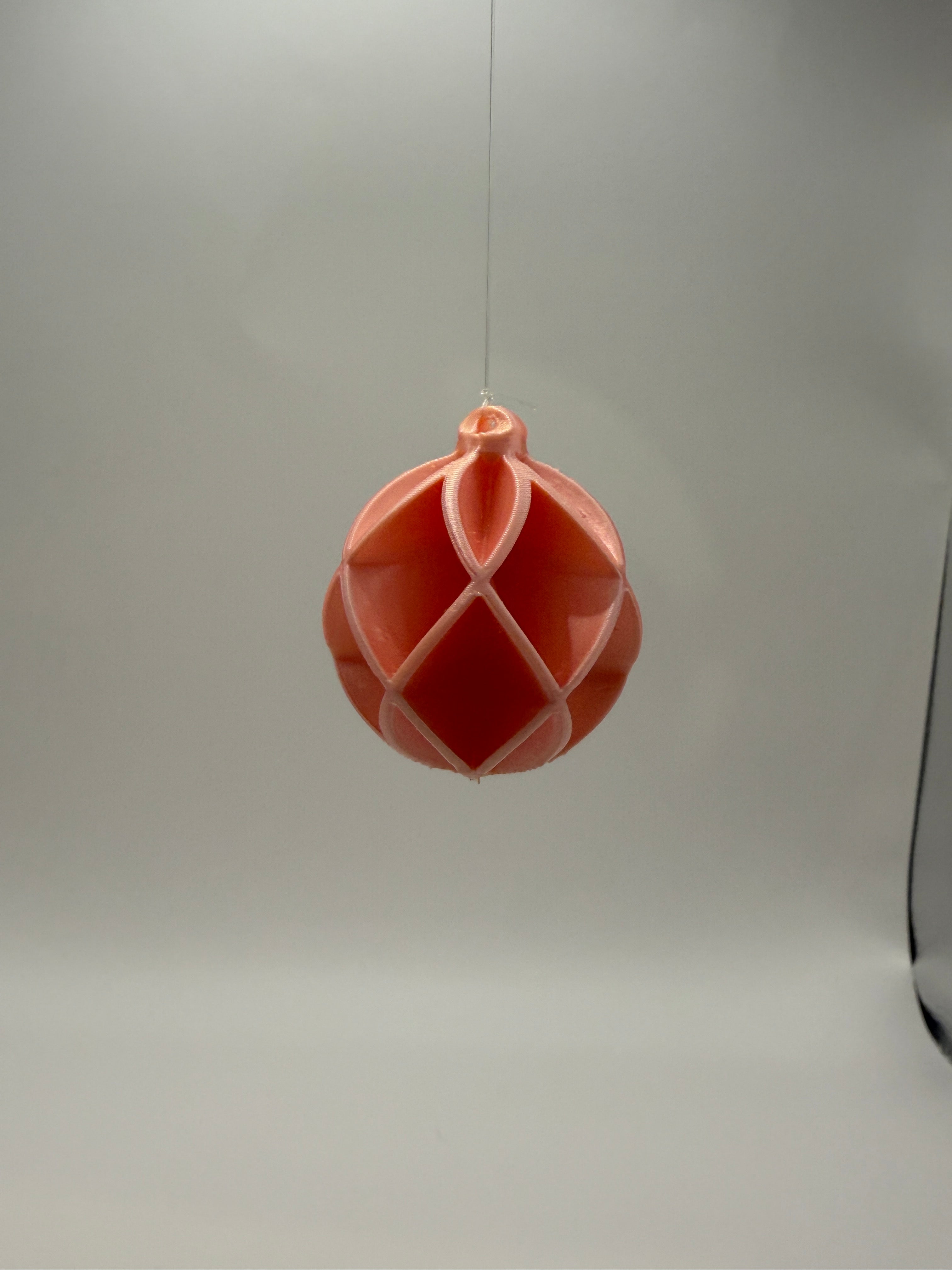 Modern Ribbed Christmas baubles
