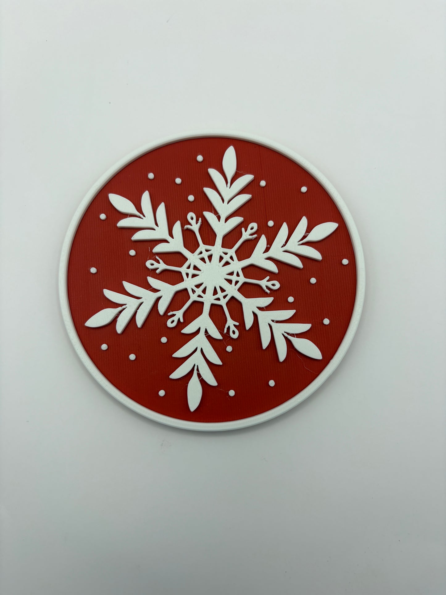 Christmas Snowflake Coaster Set