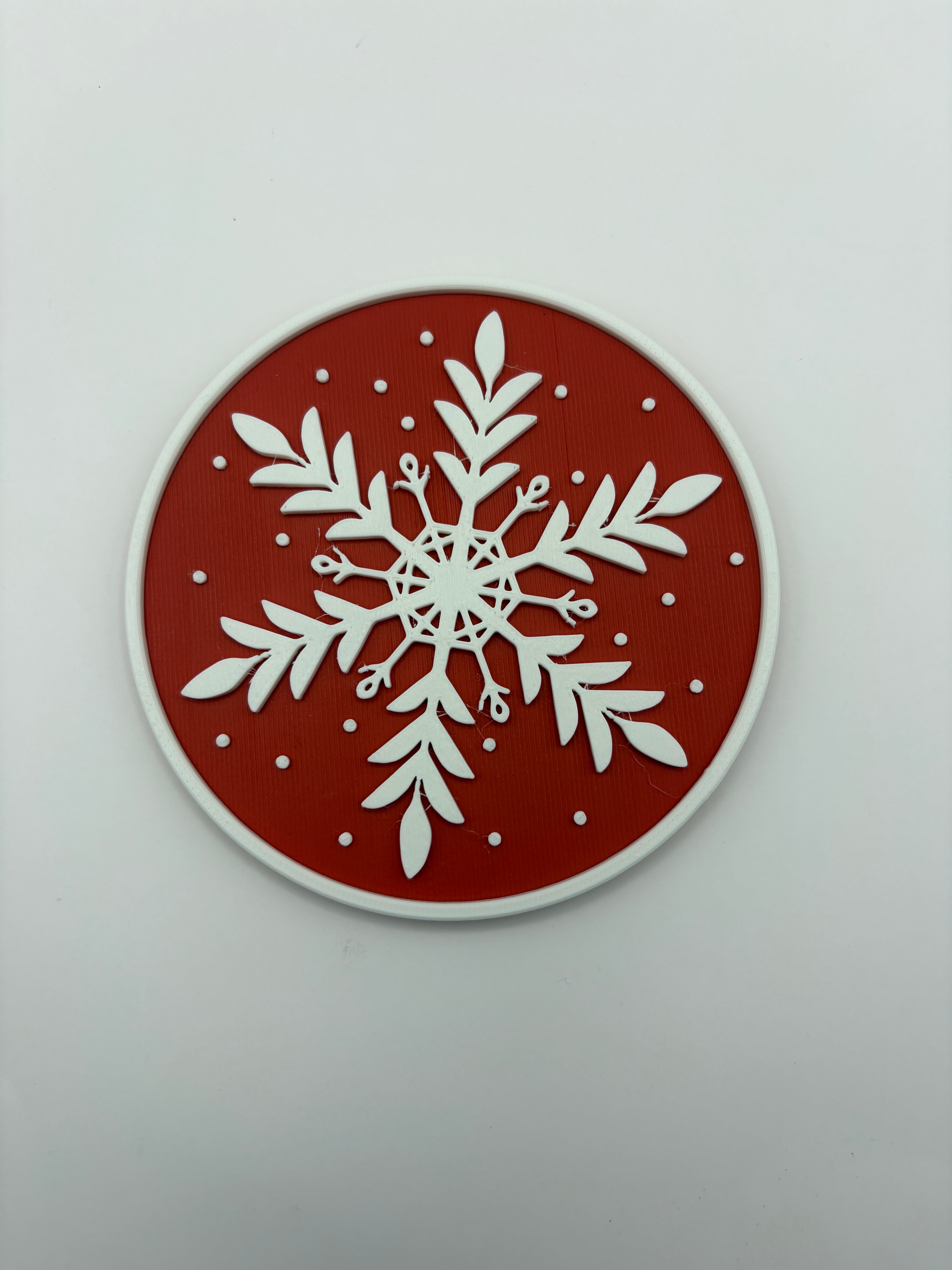 Christmas Snowflake Coaster Set