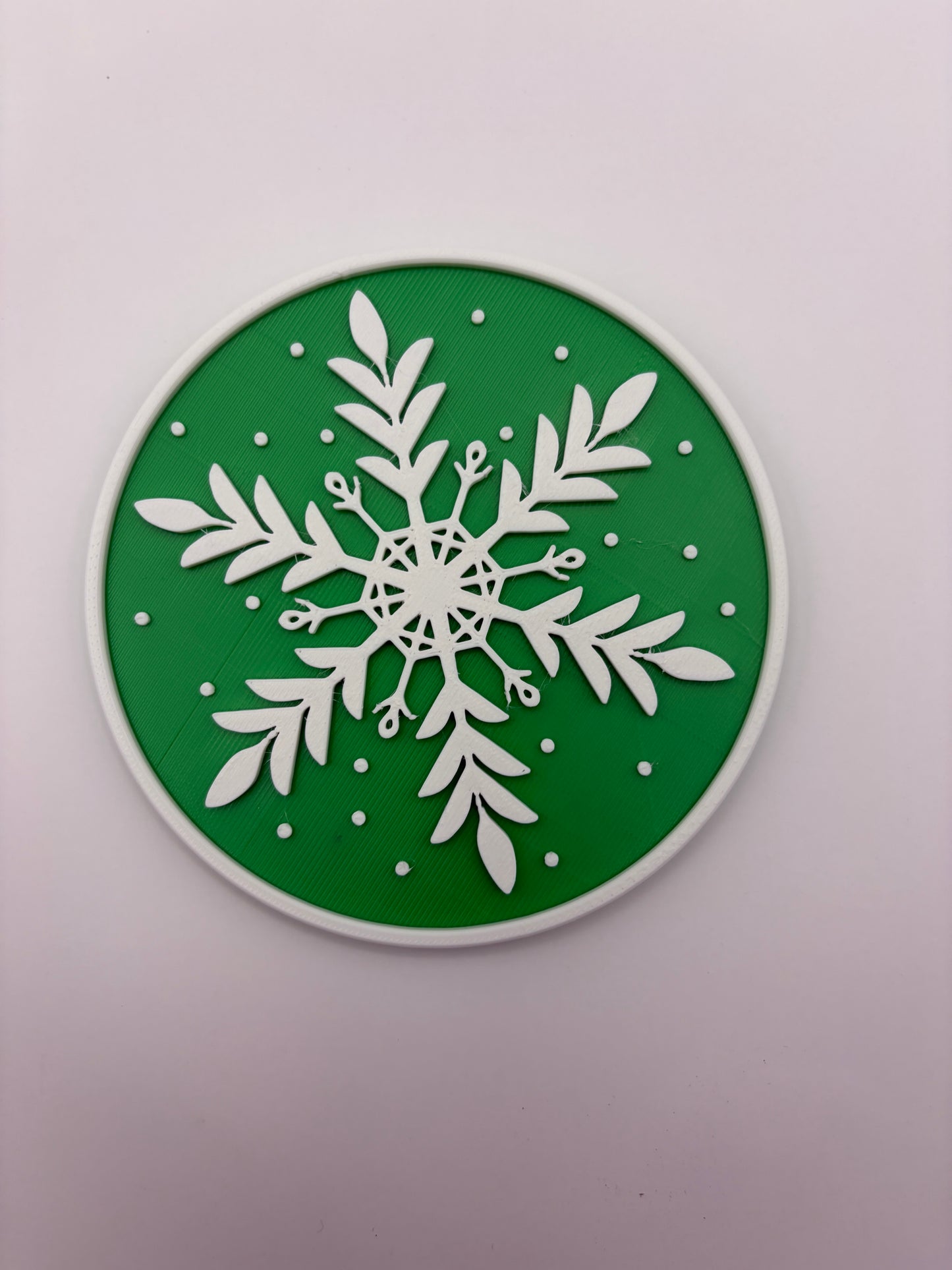 Christmas Snowflake Coaster Set