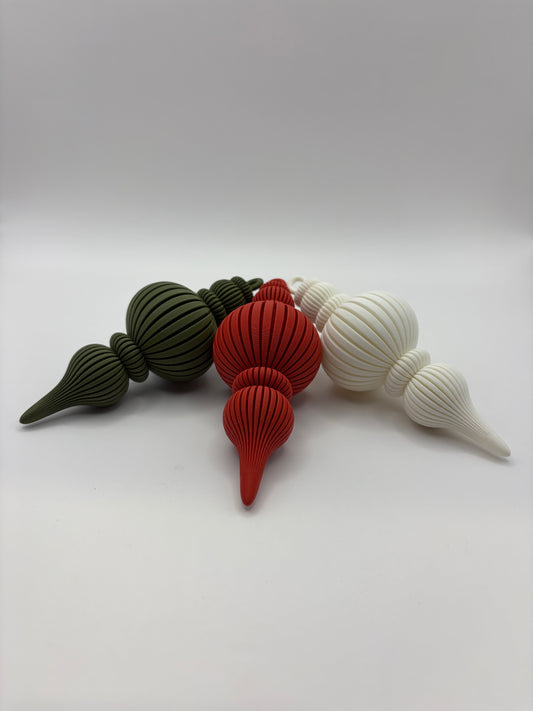 Pendent Drop Christmas Ornament Pack of 3, 2 or 1