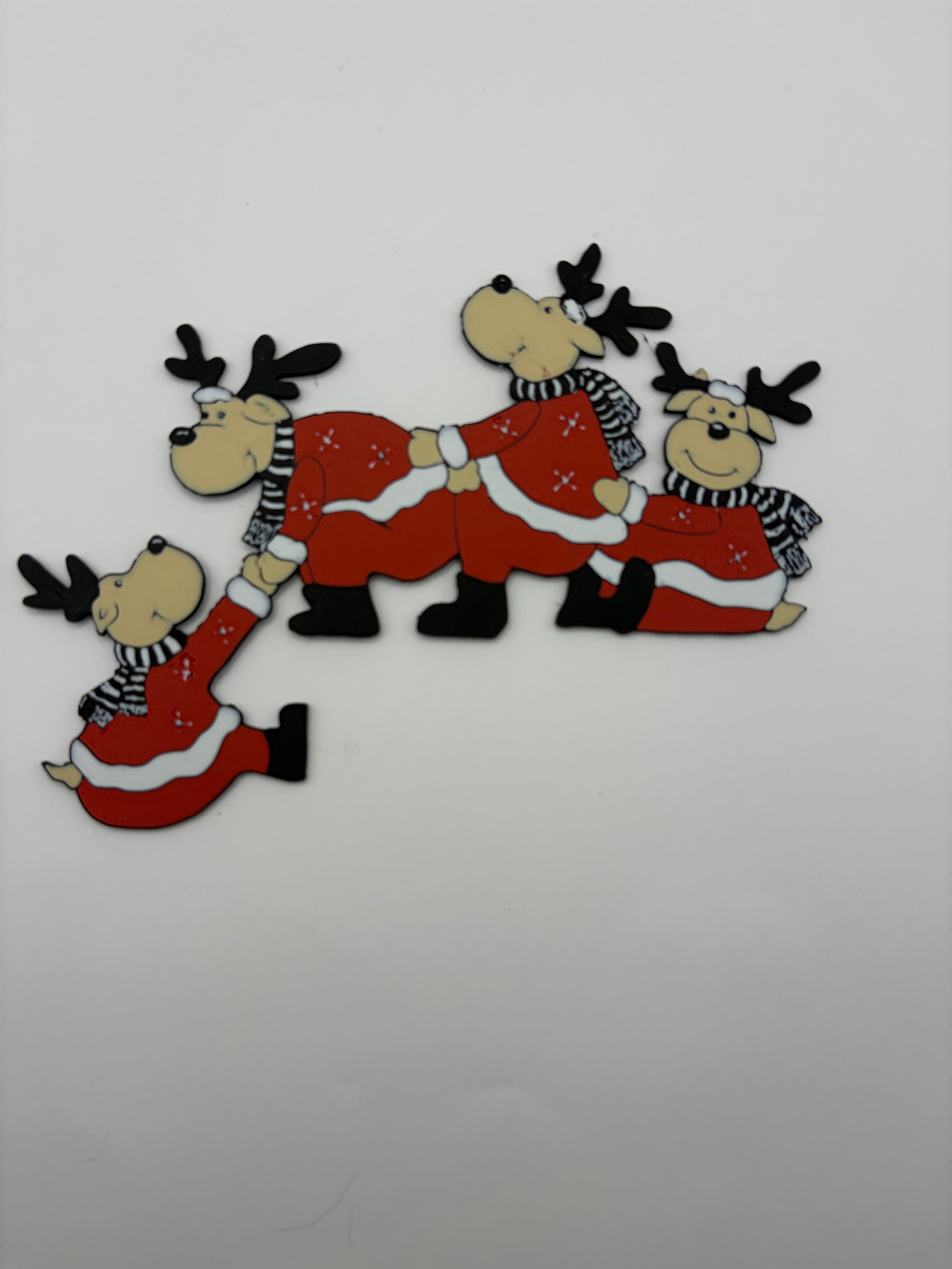 Christmas Reindeer Door Corners 2 pack