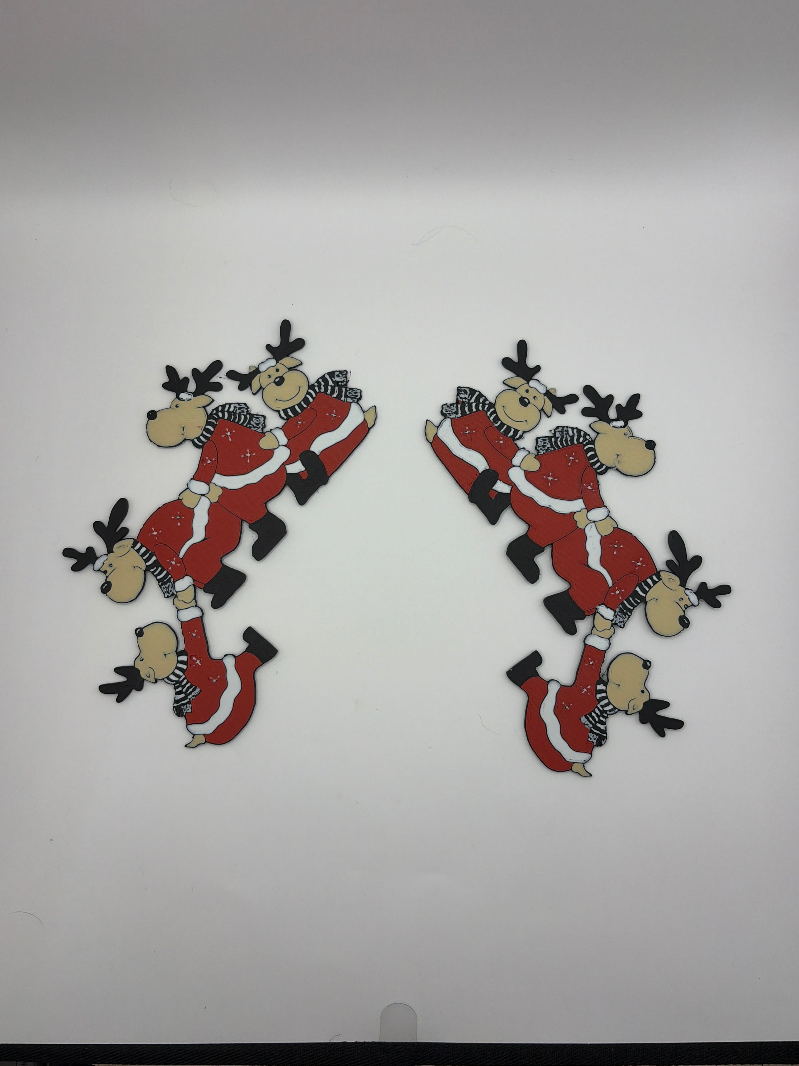 Christmas Reindeer Door Corners 2 pack