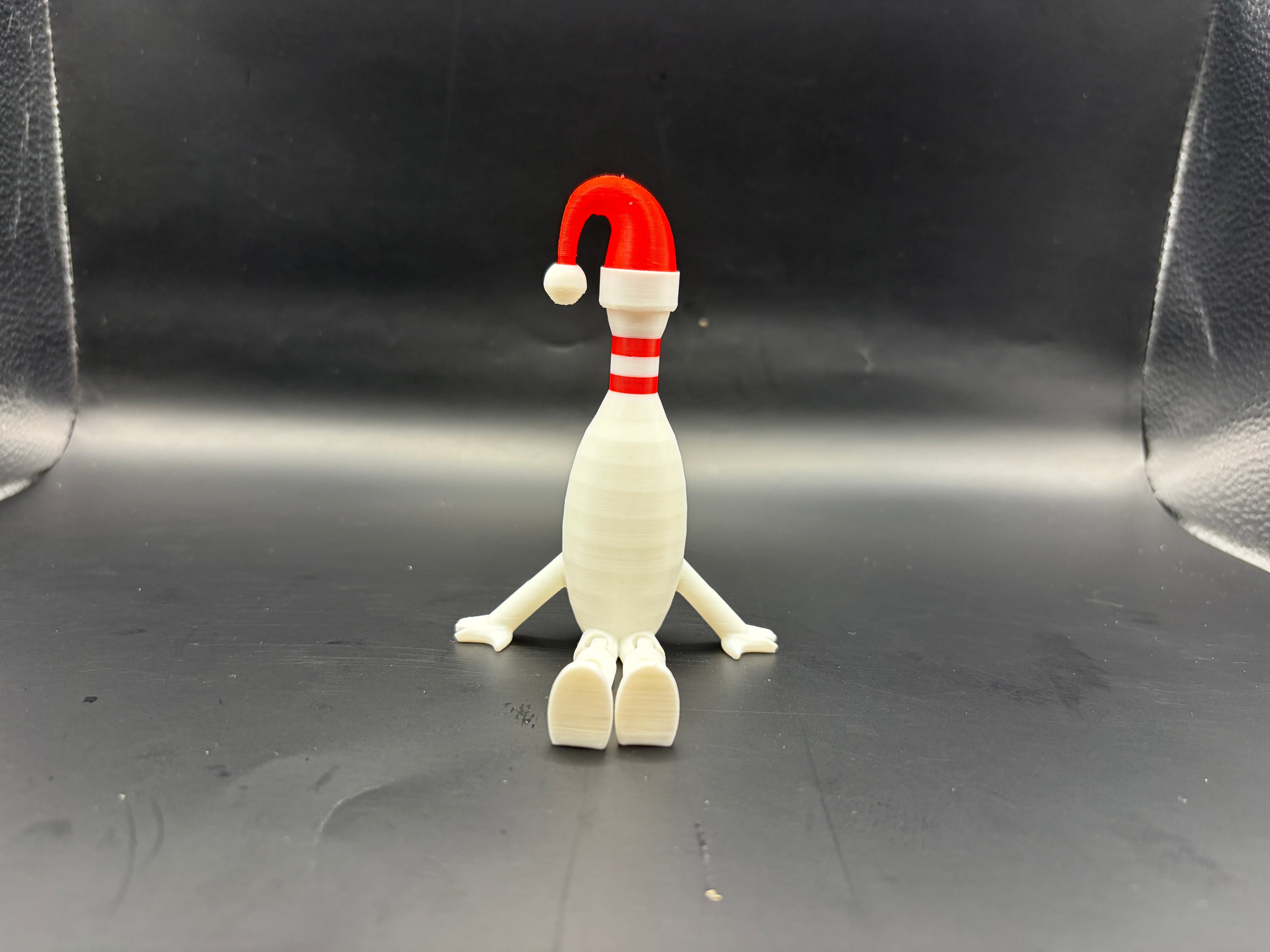 Christmas articulated bowling pin