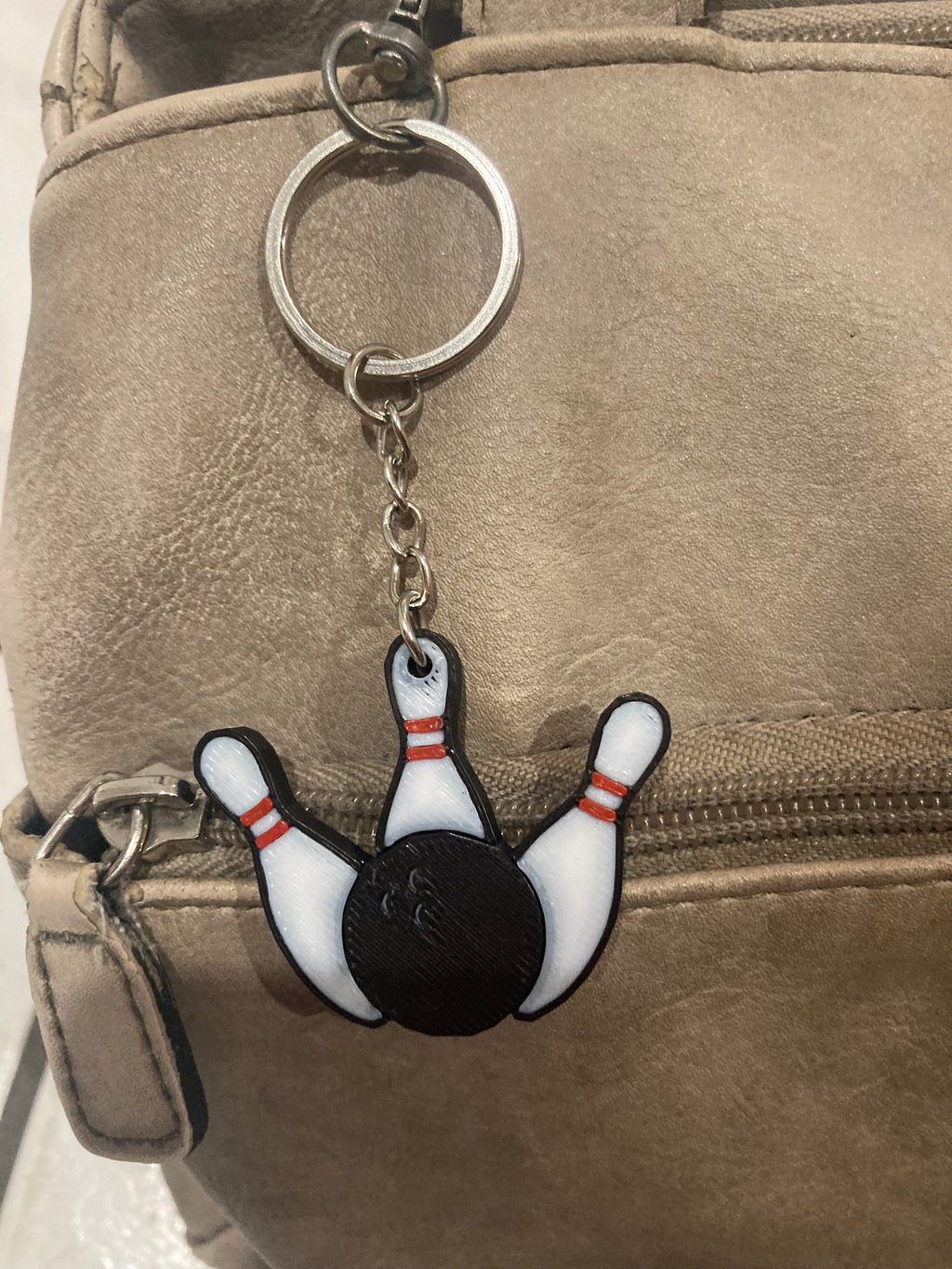 3 Pack Ten Pin Bowling Key Ring