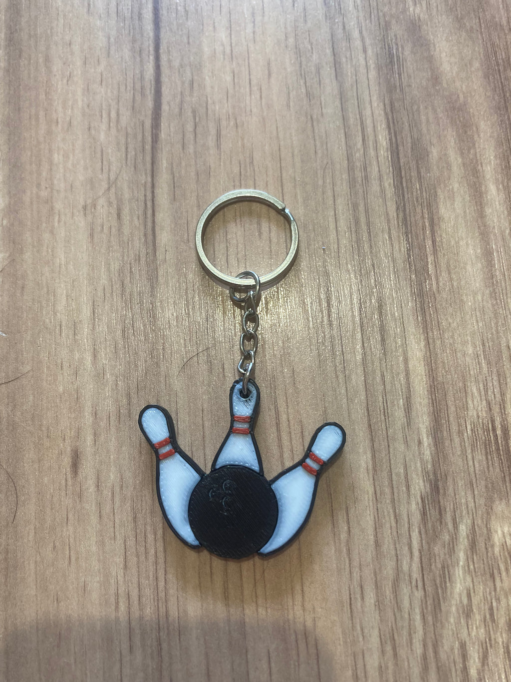 3 Pack Ten Pin Bowling Key Ring
