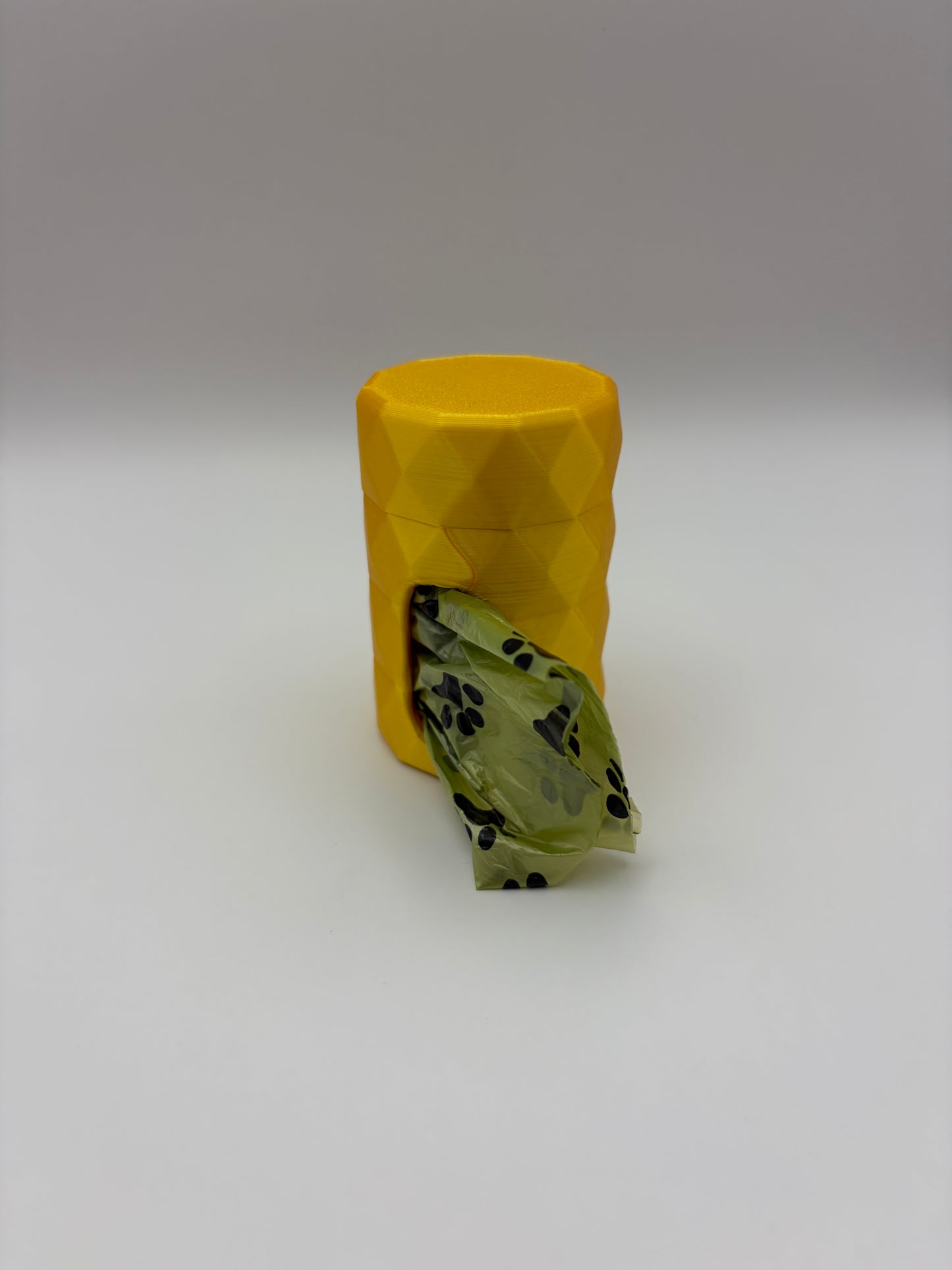 Dog Poo Bag Dispenser with Leash Attachment
