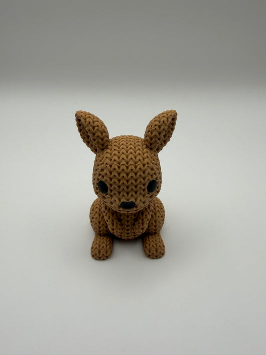 Cute Knitted Kangaroo