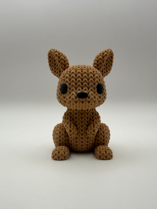 Cute Knitted Kangaroo