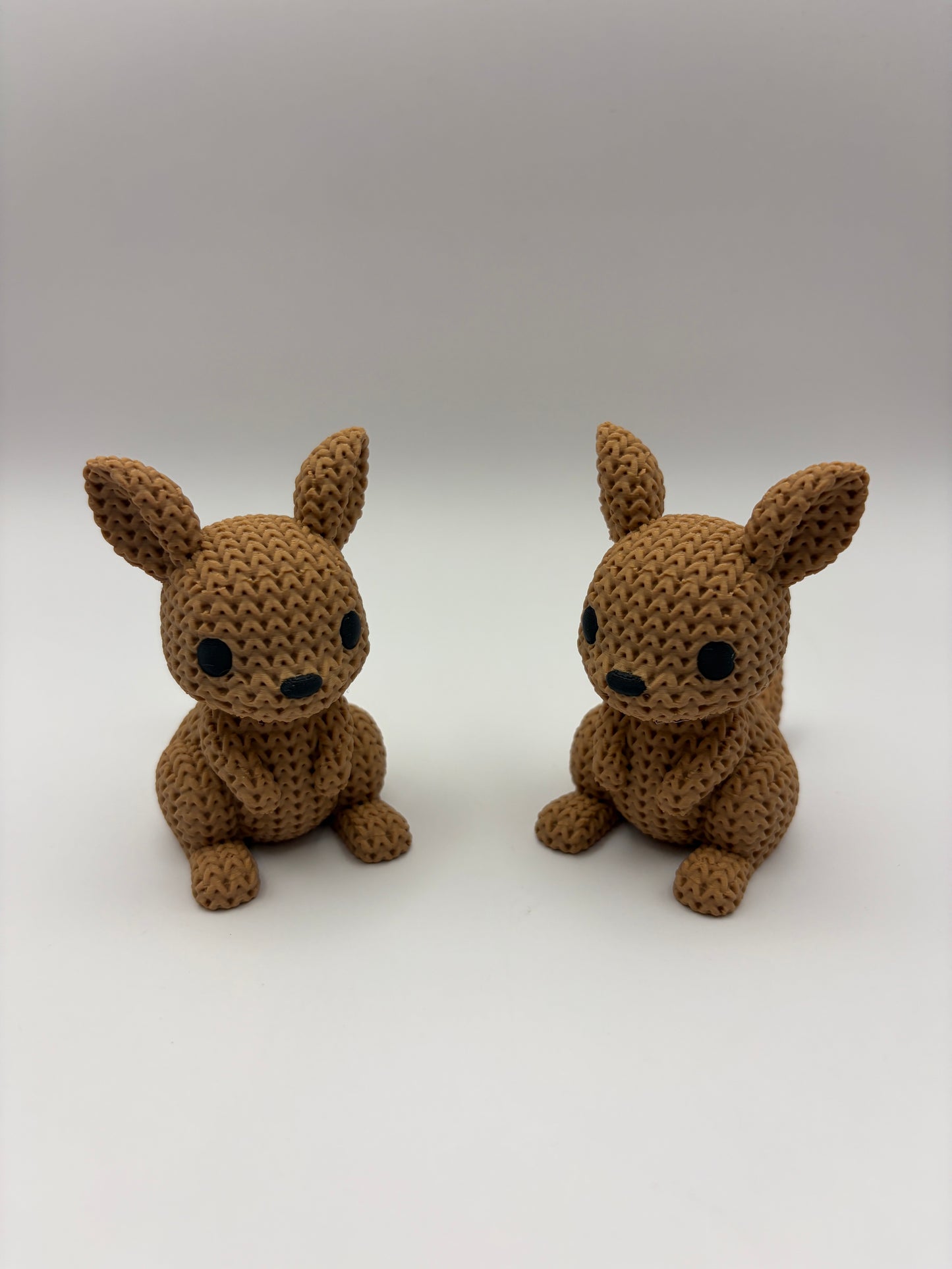 Cute Knitted Kangaroo