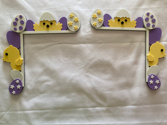 Cute Easter Chick Door Corner Decoration