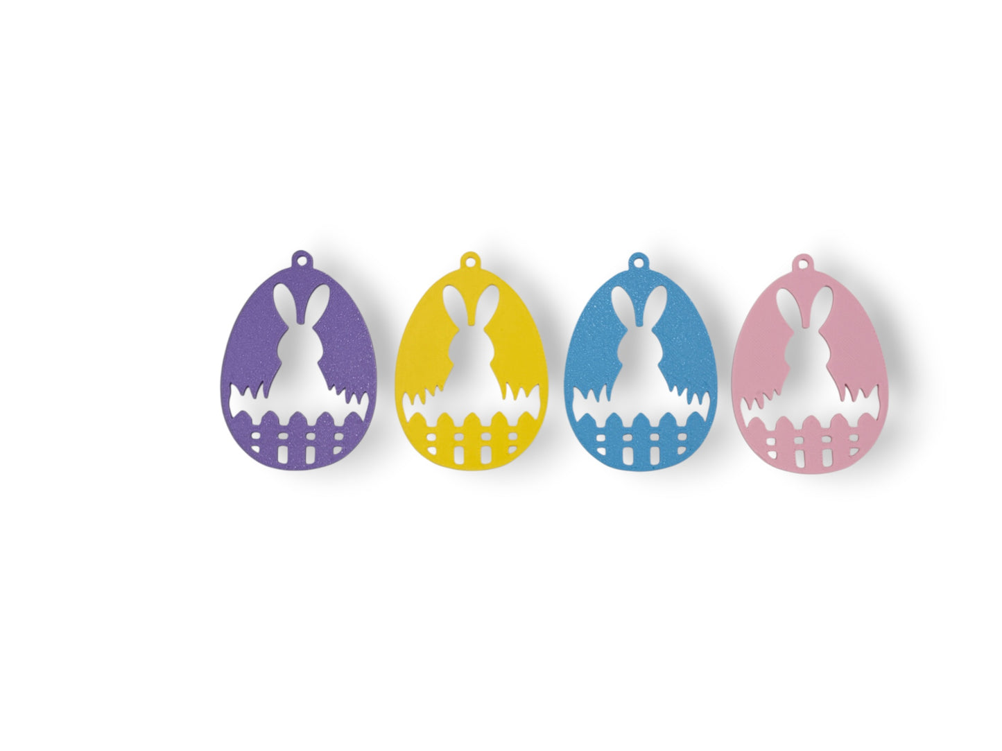 Easter Bunny & Egg Hanging Decor Set – Pack of 16