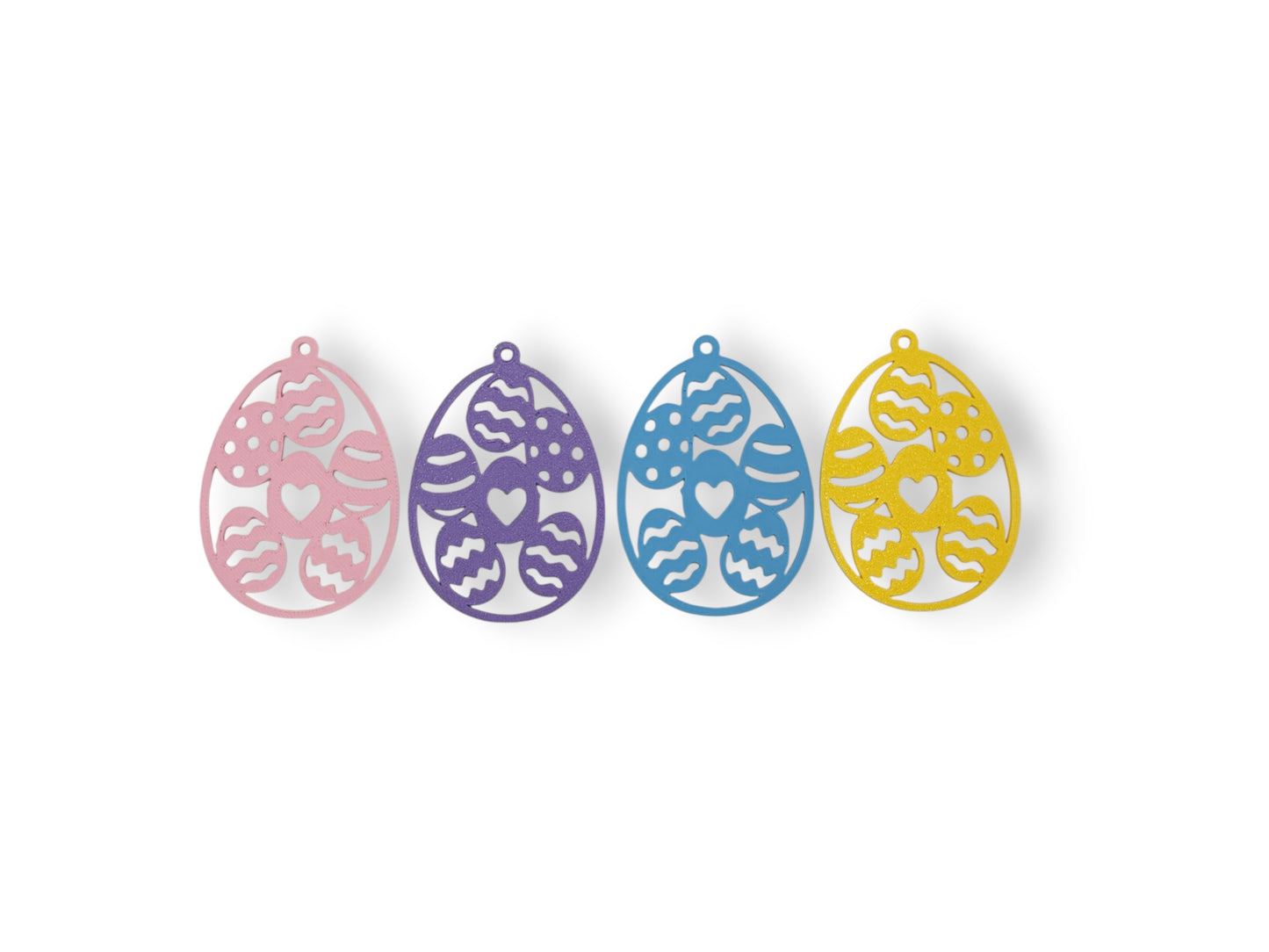 Easter Bunny & Egg Hanging Decor Set – Pack of 16