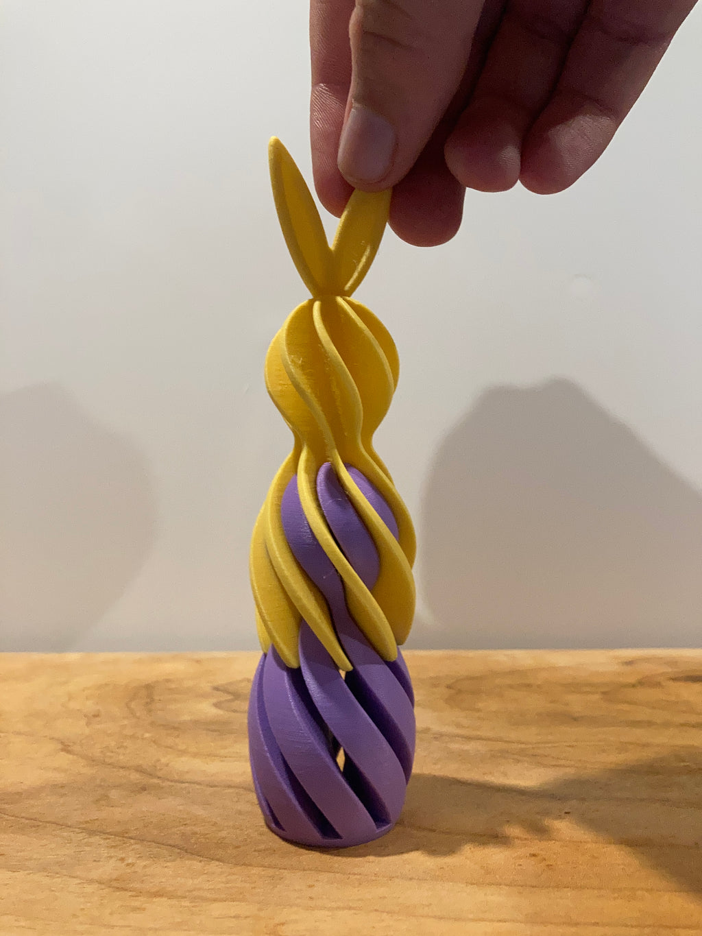 Cute Bunny spiral Easter Decoration