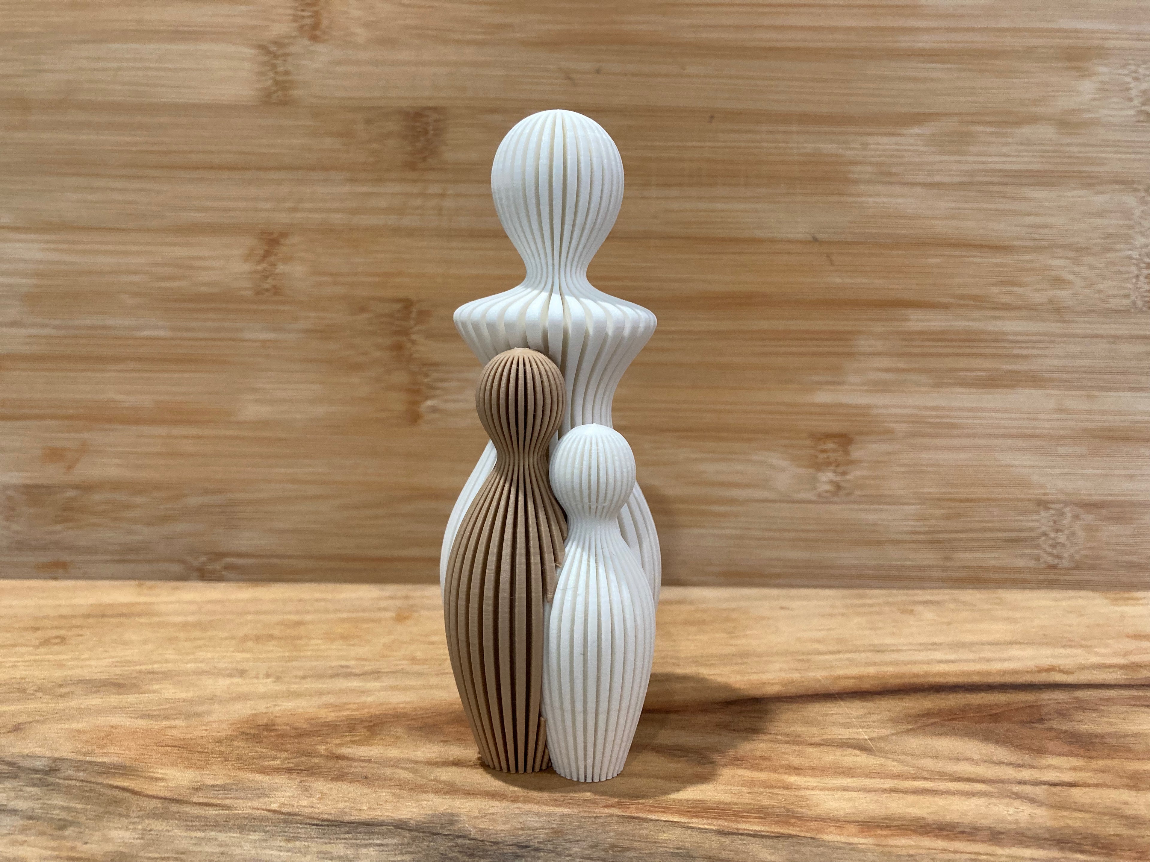 Modern Mothers day statues (1-3 Children) customizable colours