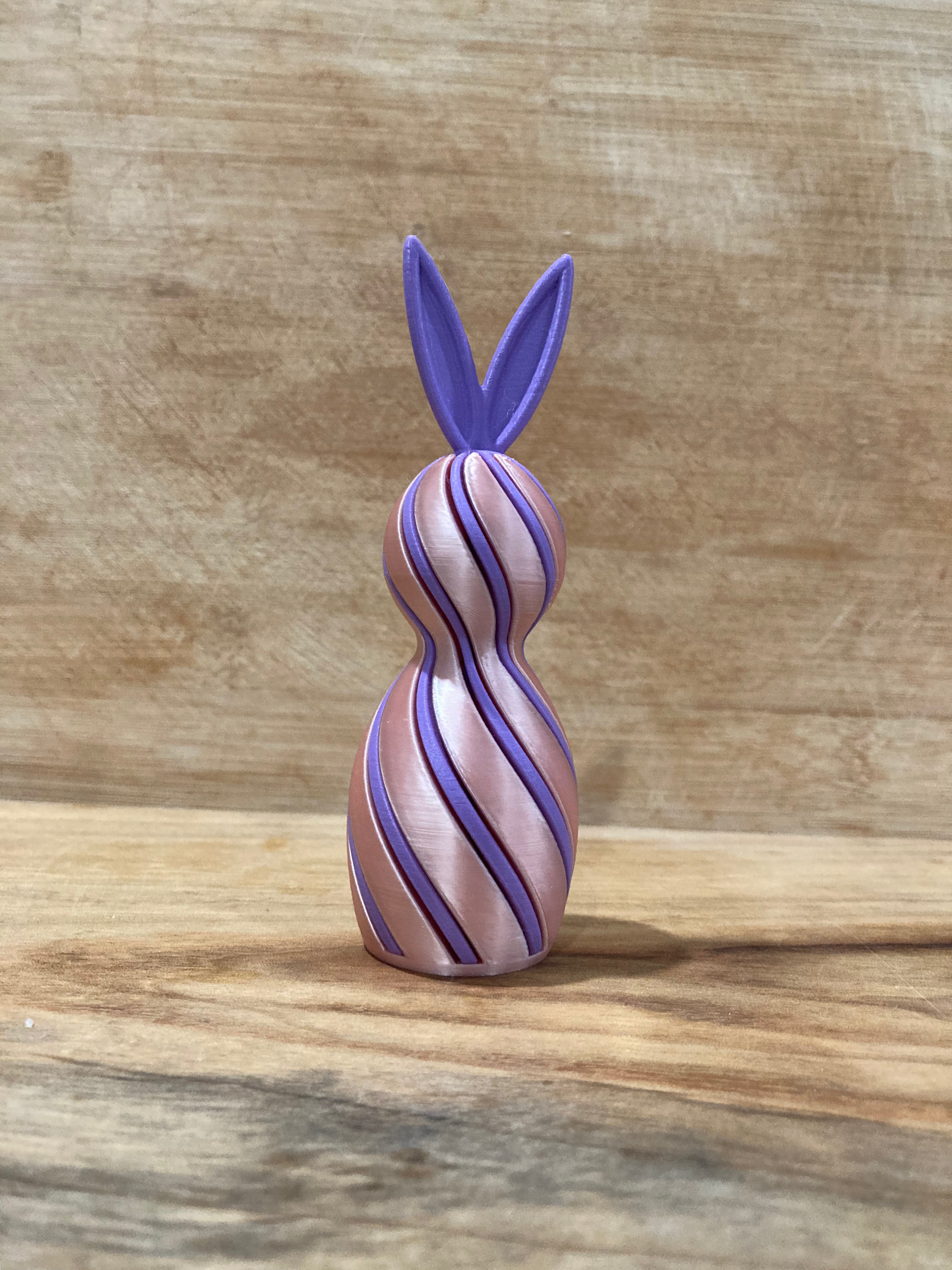 Cute Bunny spiral Easter Decoration