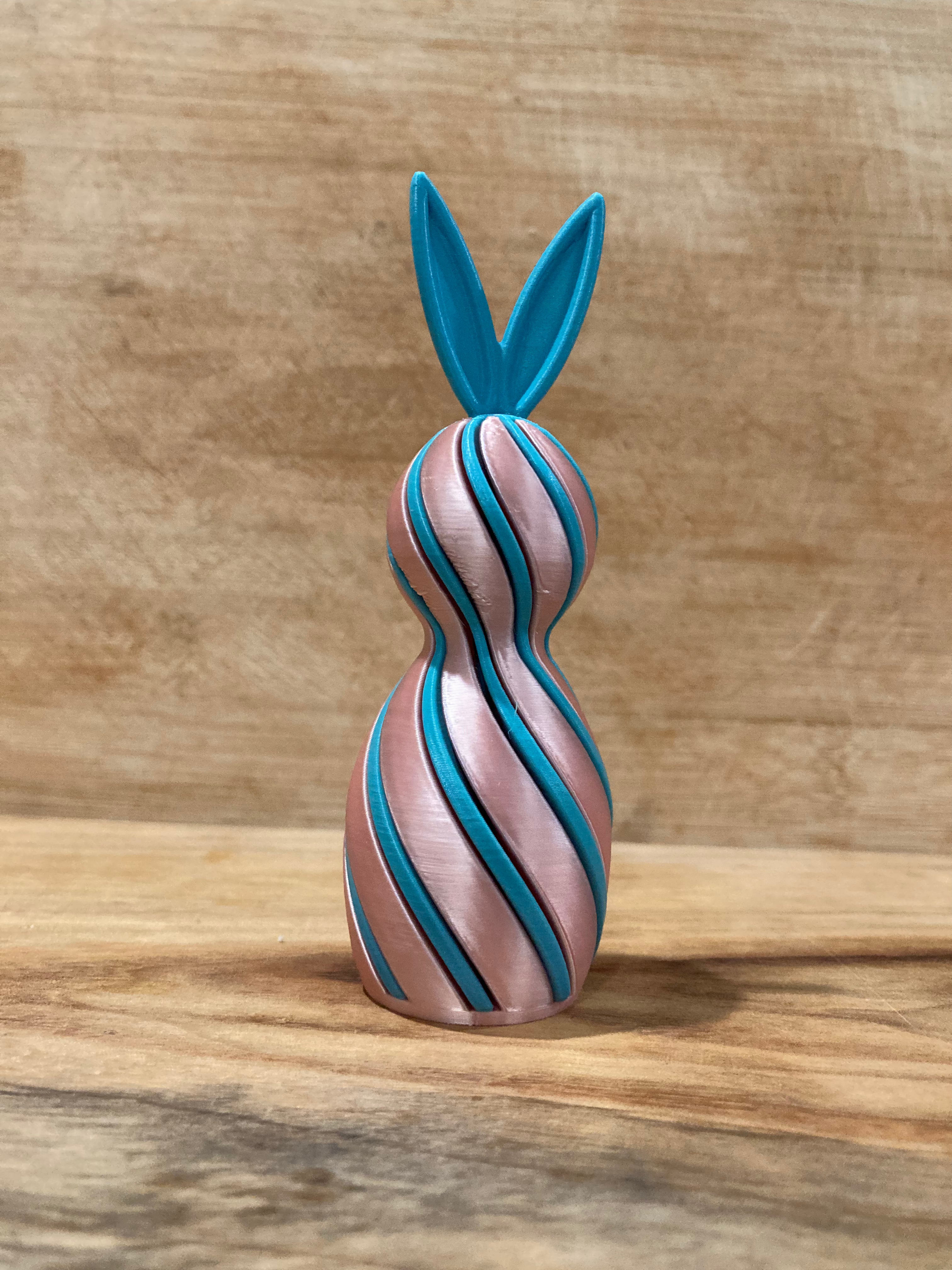 Cute Bunny spiral Easter Decoration